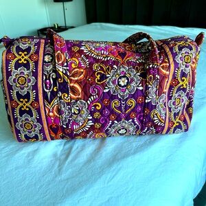 Vera Bradley Safari Sunset Duffle Bag